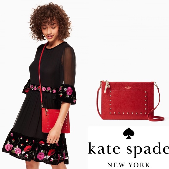 NWT ♣️Kate Spade♣️ Studded Crossbody - Picture 1 of 9